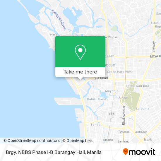 Brgy. NBBS Phase I-B Barangay Hall map