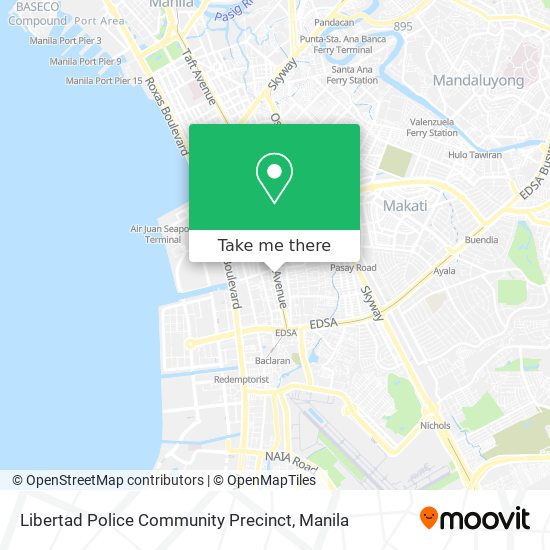 Libertad Police Community Precinct map