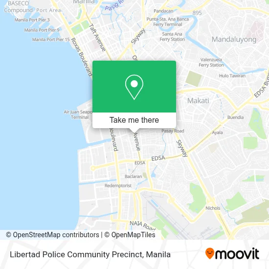 Libertad Police Community Precinct map
