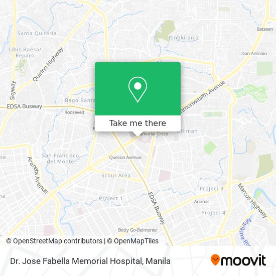 Dr. Jose Fabella Memorial Hospital map