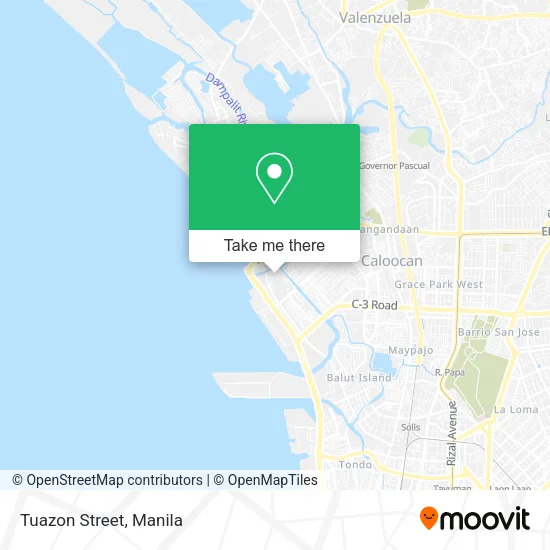 Tuazon Street map