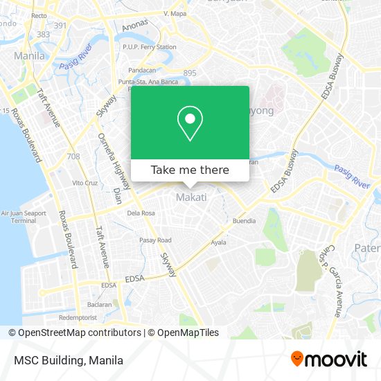 MSC Building map