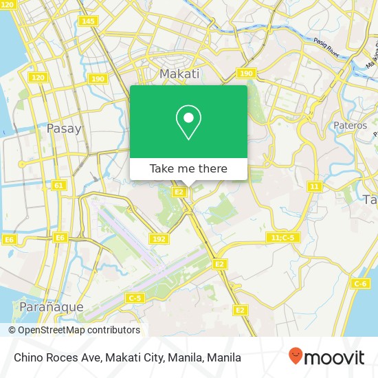 Chino Roces Ave, Makati City, Manila map