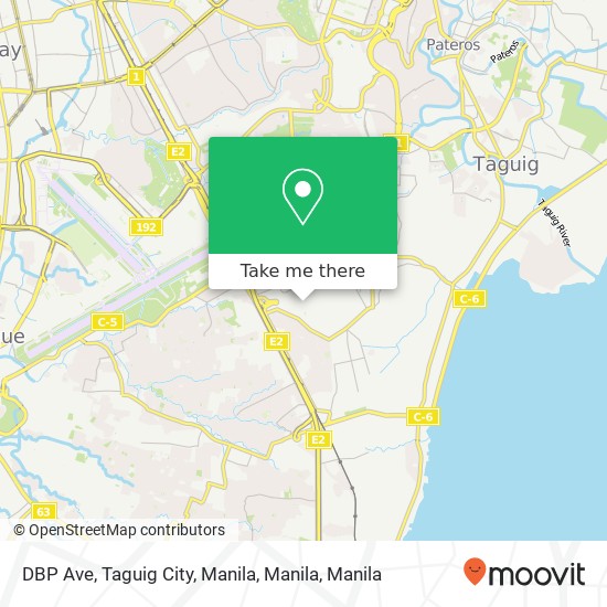 DBP Ave, Taguig City, Manila, Manila map