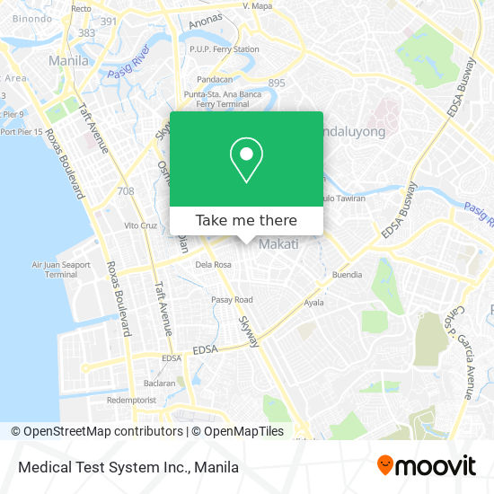 Medical Test System Inc. map