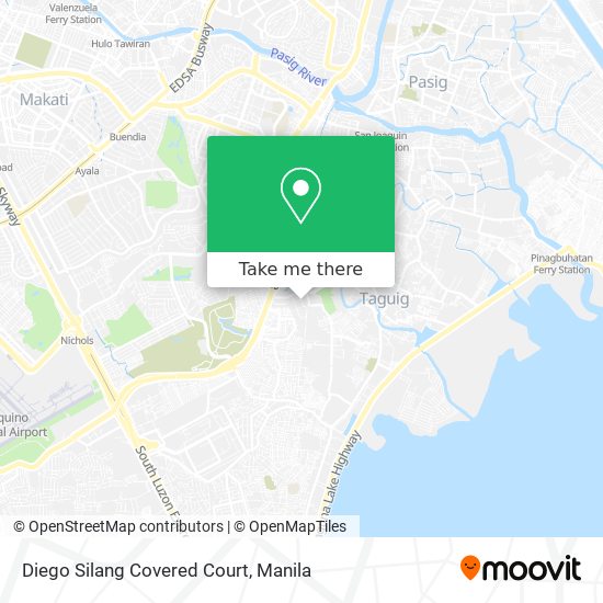 Diego Silang Covered Court map