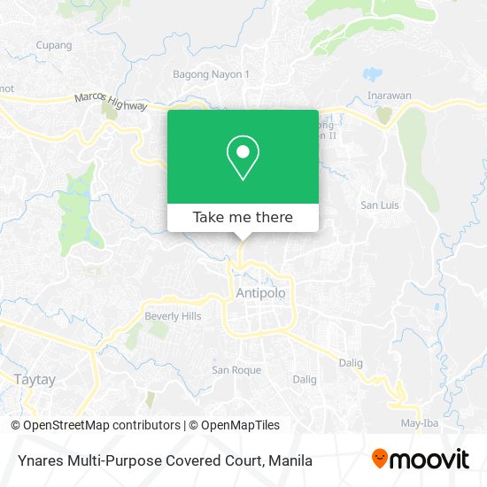 Ynares Multi-Purpose Covered Court map