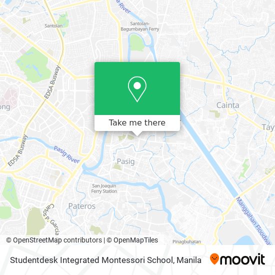 Studentdesk Integrated Montessori School map