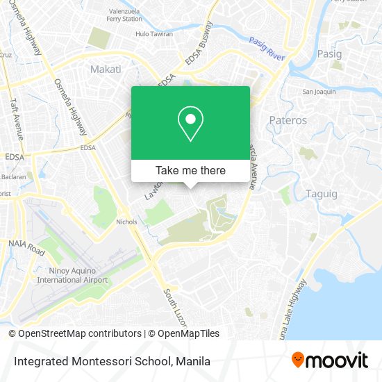 Integrated Montessori School map
