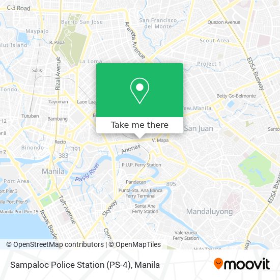 Sampaloc Police Station (PS-4) map