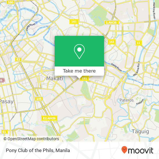Pony Club of the Phils map