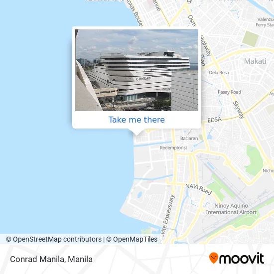 Conrad Manila map