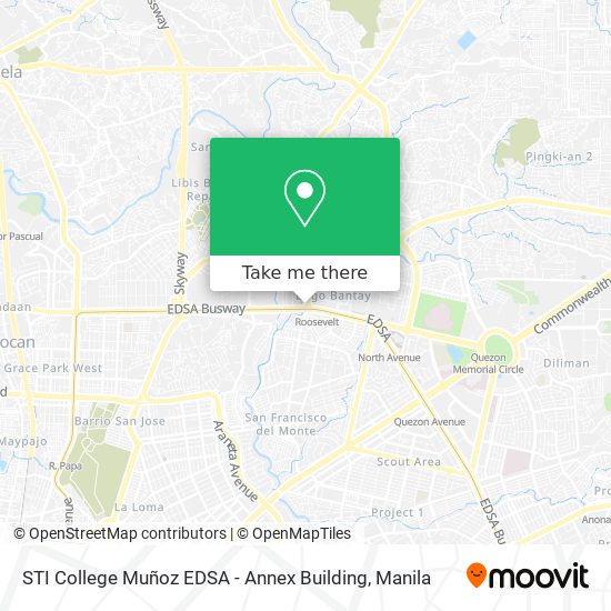 STI College Muñoz EDSA - Annex Building map