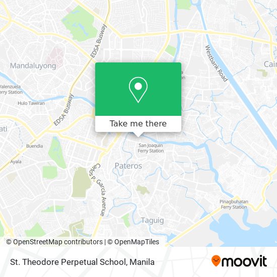 St. Theodore Perpetual School map