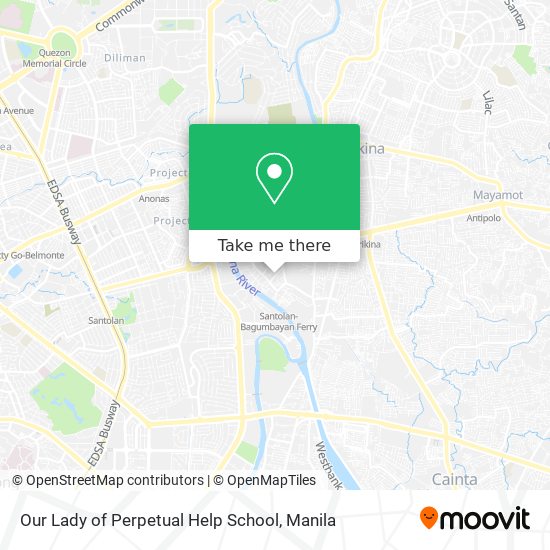 Our Lady of Perpetual Help School map