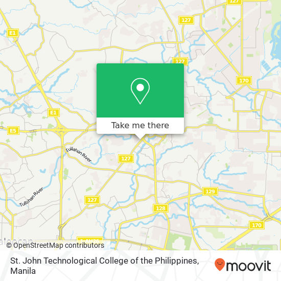St. John Technological College of the Philippines map