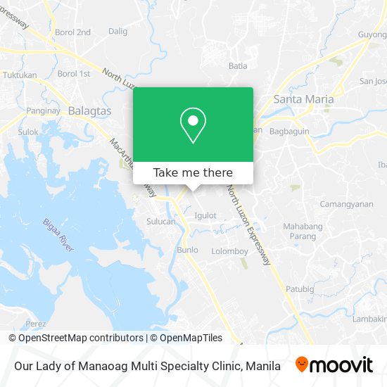 Our Lady of Manaoag Multi Specialty Clinic map