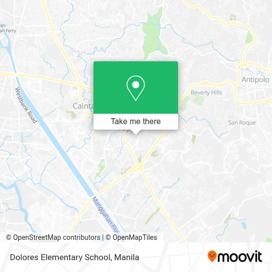 Dolores Elementary School map