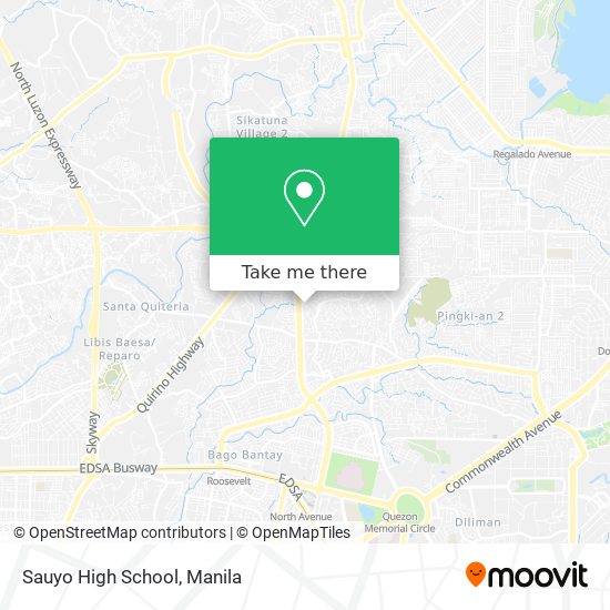 Sauyo High School map