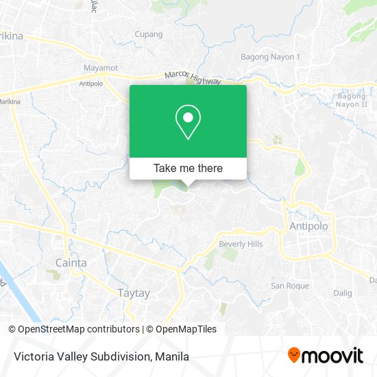Victoria Valley Subdivision map