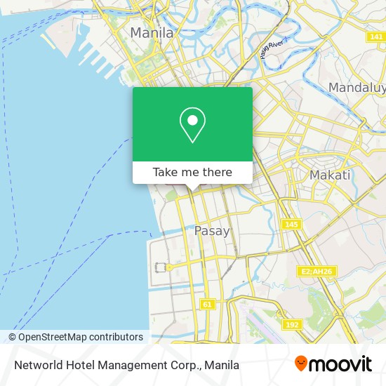 Networld Hotel Management Corp. map