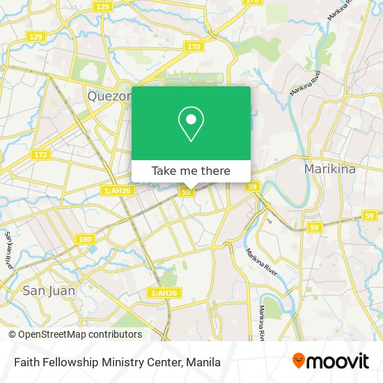 Faith Fellowship Ministry Center map