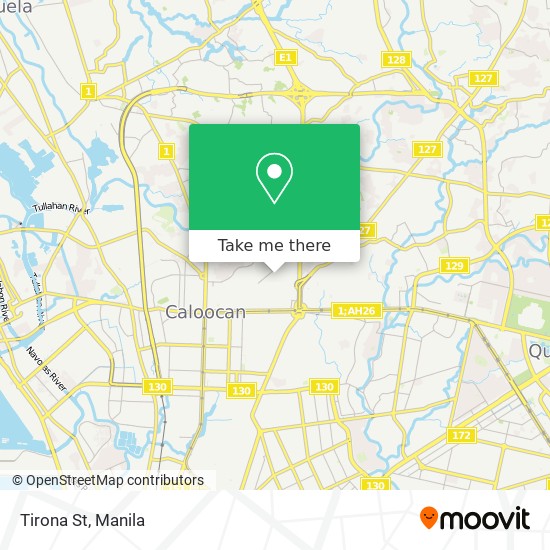 Tirona St map