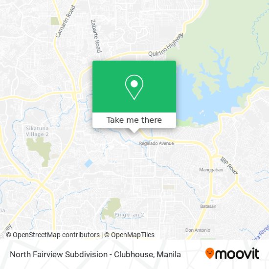 North Fairview Subdivision - Clubhouse map