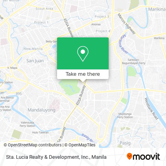 Sta. Lucia Realty & Development, Inc. map