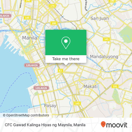 CFC Gawad Kalinga Hiyas ng Maynila map