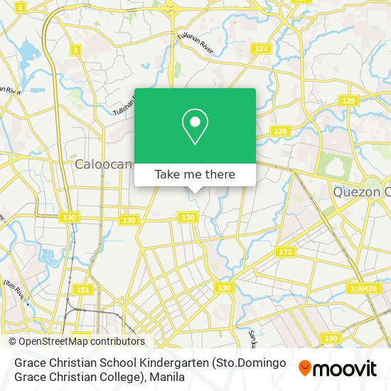 Grace Christian School Kindergarten (Sto.Domingo Grace Christian College) map