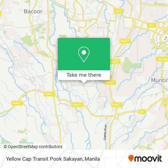 Yellow Cap Transit Pook Sakayan map