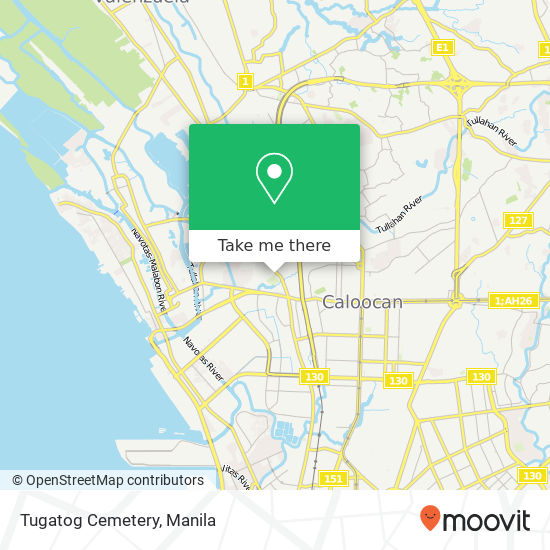 Tugatog Cemetery map