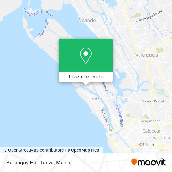 Barangay Hall Tanza map