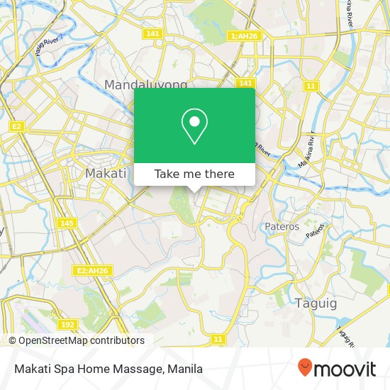 Makati Spa Home Massage map