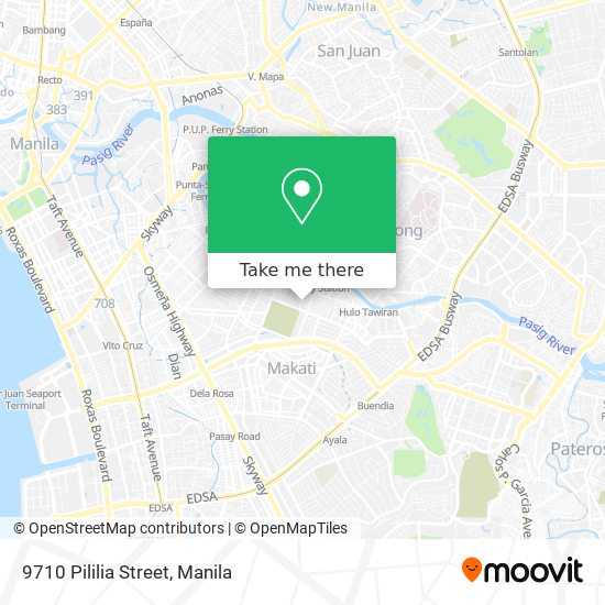9710 Pililia Street map