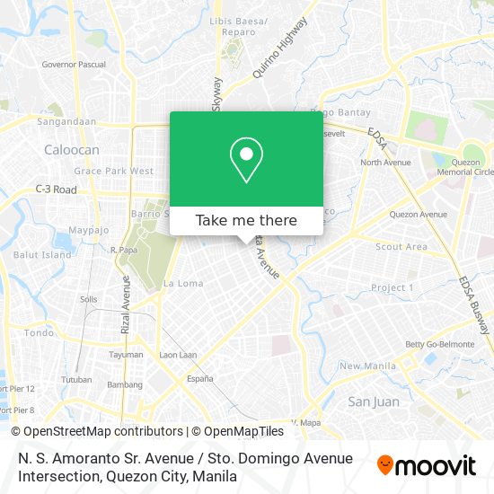 N. S. Amoranto Sr. Avenue / Sto. Domingo Avenue Intersection, Quezon City map