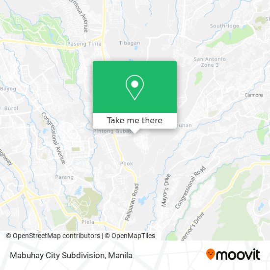 Mabuhay City Subdivision map