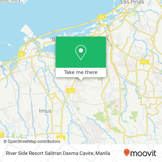 River Side Resort Salitran Dasma Cavite map