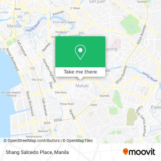 Shang Salcedo Place map