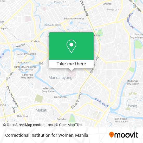 Correctional Institution for Women map