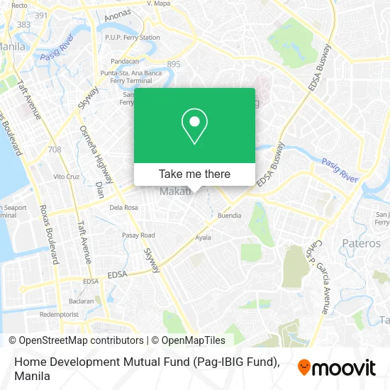 Home Development Mutual Fund (Pag-IBIG Fund) map