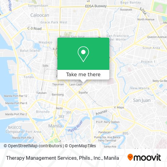 Therapy Management Services, Phils., Inc. map
