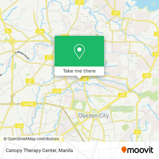 Canopy Therapy Center map