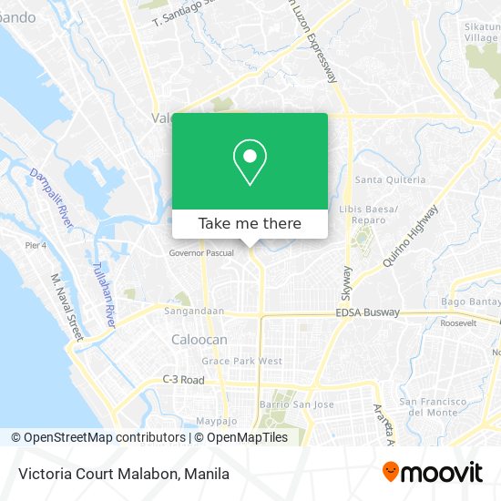 Victoria Court Malabon map