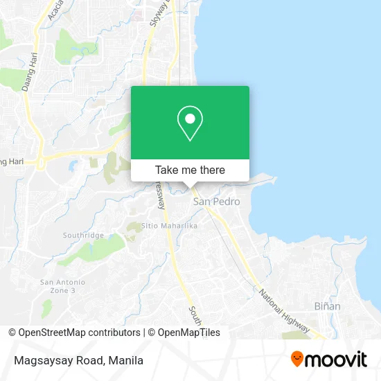 Magsaysay Road map