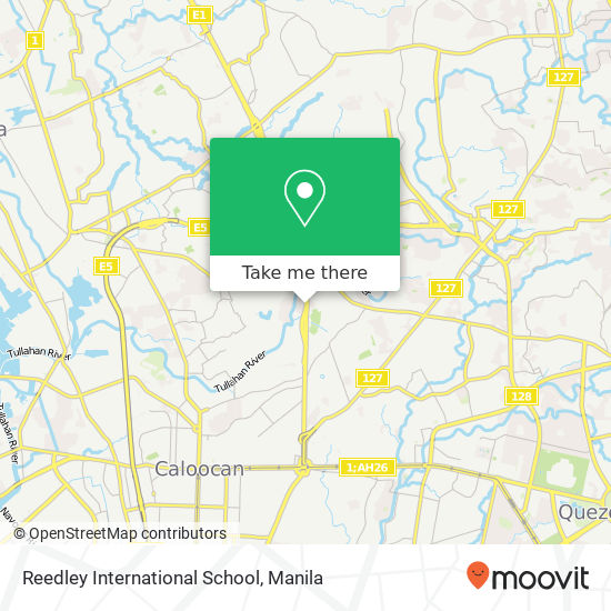 Reedley International School map