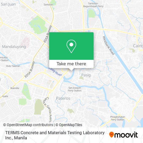TERMS Concrete and Materials Testing Laboratory Inc. map