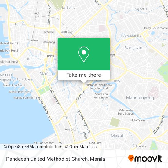 Pandacan United Methodist Church map