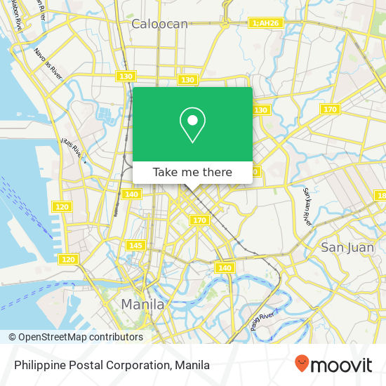 Philippine Postal Corporation map